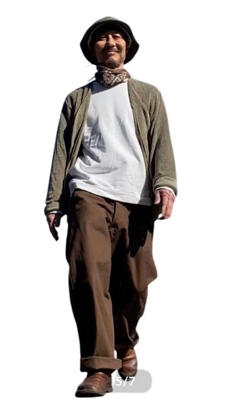 2131PLP リネンパイルカーディガン