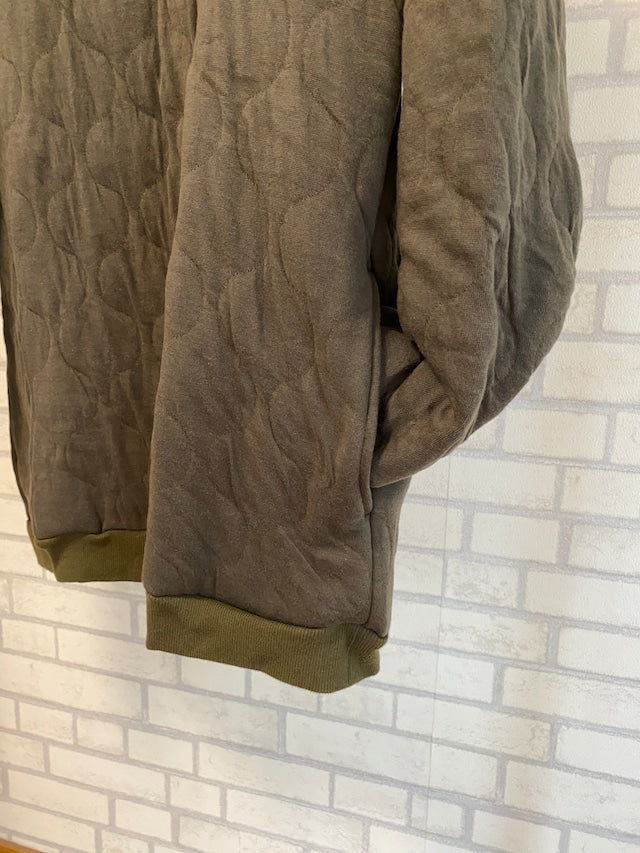 123MK ミリタリーキルト リブクルーネック L/S