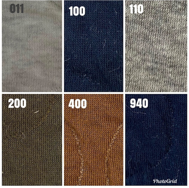 123MK ミリタリーキルト リブクルーネック L/S