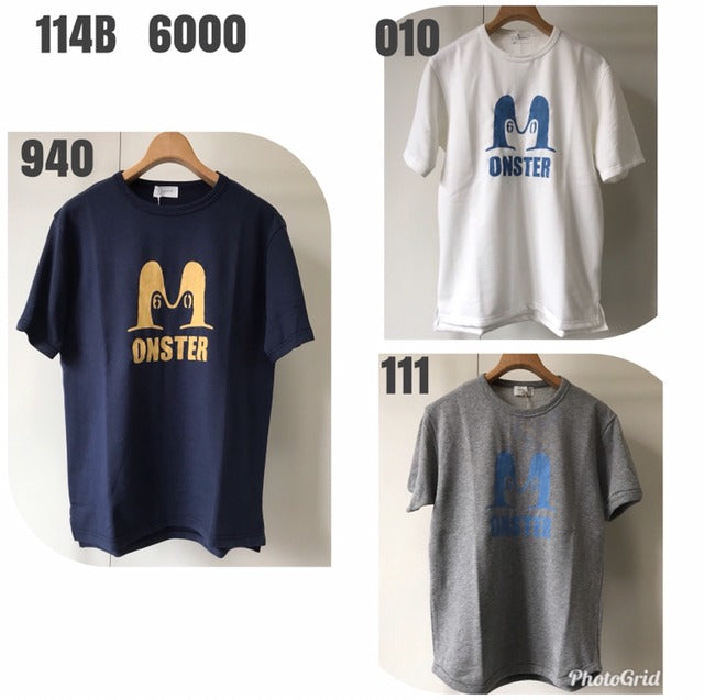 114B ミニ裏毛プリントTシャツ
