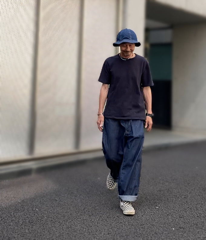 114MU ミニ裏毛 半袖クルーネック