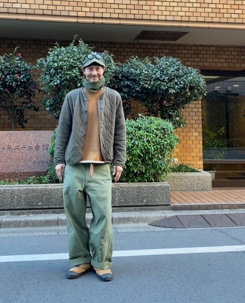 211MK ミリタリーキルト ライナーカーディガン