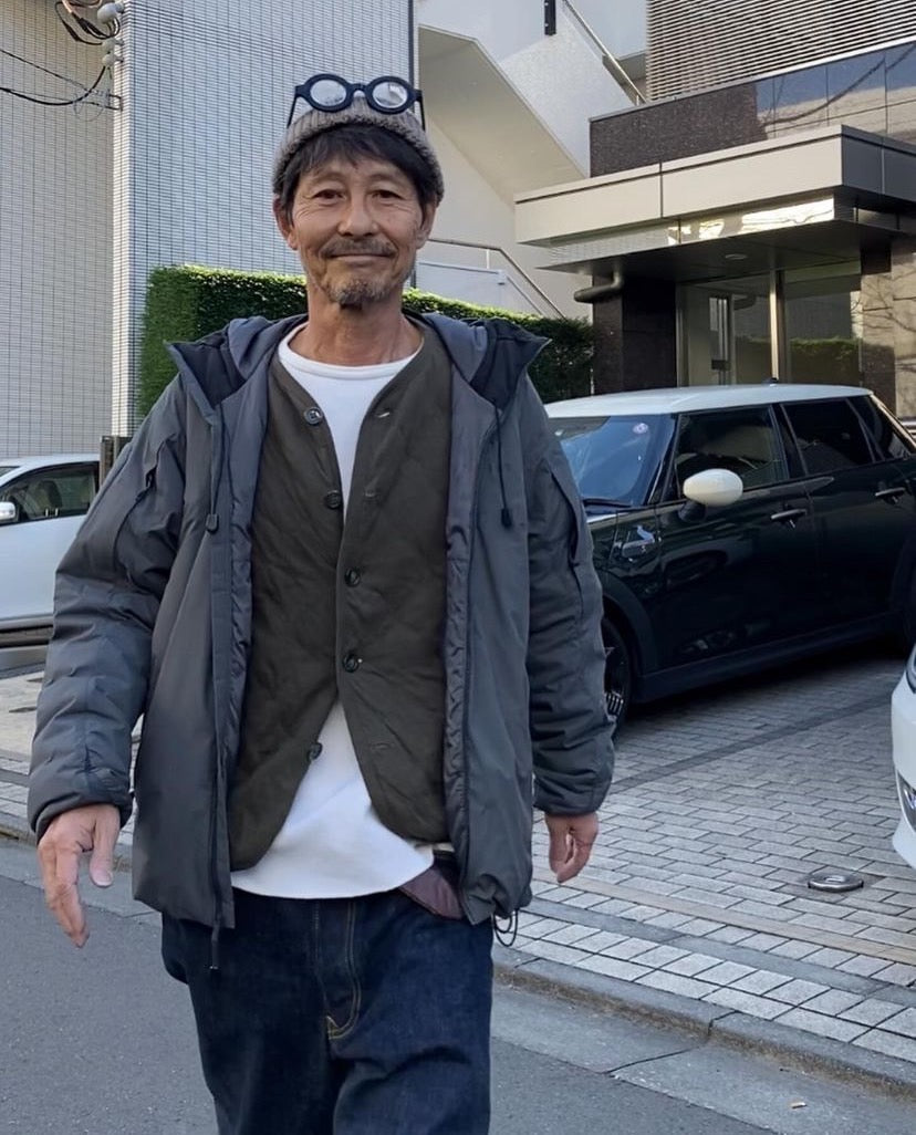 211MK ミリタリーキルト ライナーカーディガン