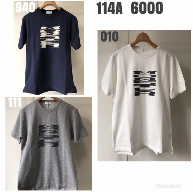 114A ミニ裏毛 プリントTシャツ